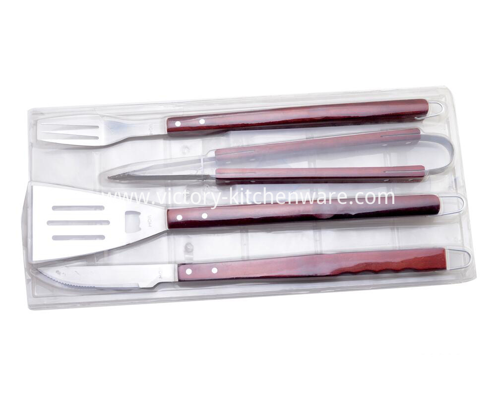 BBQ tool set with blister BBQ tool set with blister